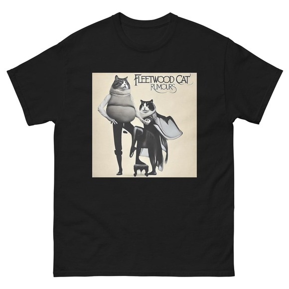 Tops - Fleetwood Cat T-Shirt  Band Parody Tee